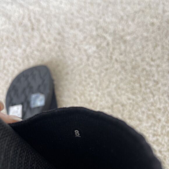 Skechers Goga Max Black Mesh Slides Sandals - Womens Sz 8M - Picture 10 of 11